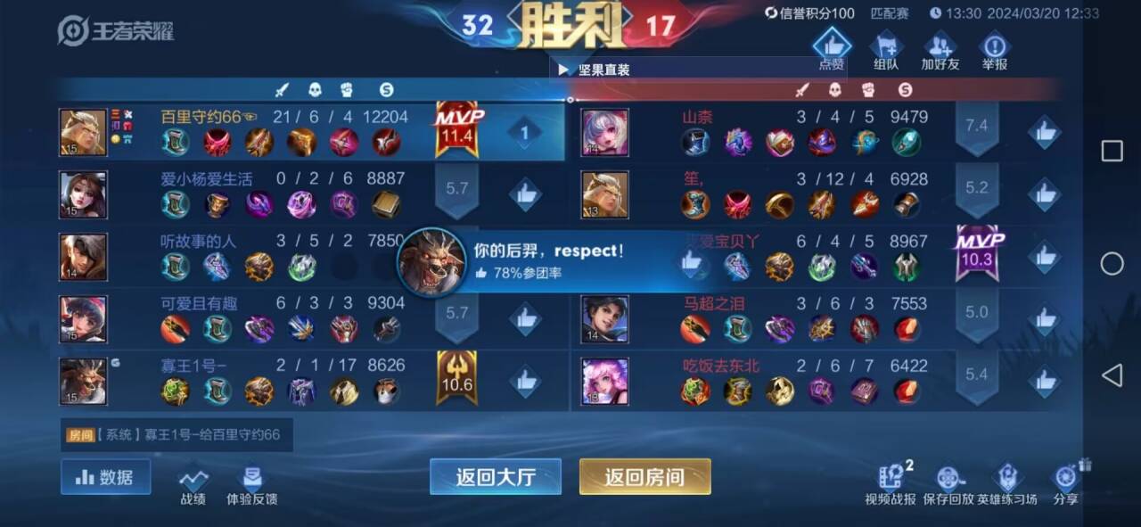 王者荣耀《凤凰》辅助